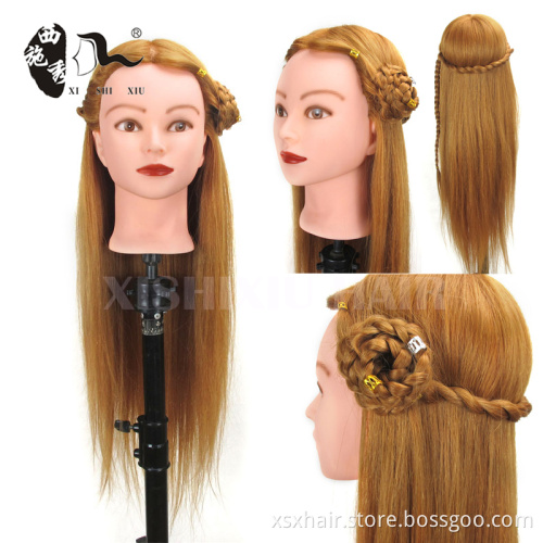 Wholesale hair training head mannequin head with training wig
